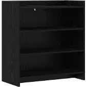 vidaXL Dressoir Zwart eiken 75 x 36 x 80 cm Bewerkt hout