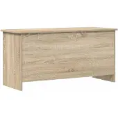 vidaXL Opbergkist Sonoma Eiken 100 x 40 x 50 cm Bewerkt hout