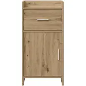 vidaXL Dressoir Artisanaal eiken 40 x 36 x 80 cm Bewerkt hout