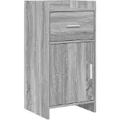 vidaXL Dressoir Grijs Sonoma 40 x 36 x 80 cm Bewerkt hout