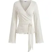 Object Gebreid vest wit