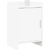 vidaXL Nachttafels Wit 40 x 30 x 60 cm Bewerkt hout