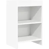 vidaXL Nachttafels Wit 40 x 30 x 60 cm Bewerkt hout
