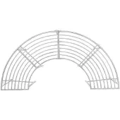 vidaXL Boom Bank 4 -zits 160 x 80 x 44 cm steel Antiek wit halfrond