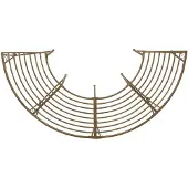 vidaXL Boom Bank 4 -zits 160 x 80 x 44 cm steel Antiek Bruin halfrond
