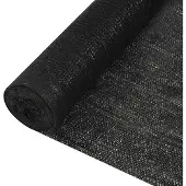 vidaXL Privacynet 195 g/m² 1,5x25 m HDPE zwart