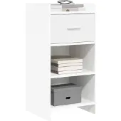 vidaXL Dressoir Wit 40 x 36 x 80 cm Bewerkt hout