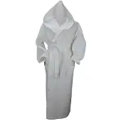 Artg Dames/Dames Robezz Wafel ochtendjas met capuchon (Wit)