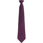 Premier Colours Orginals Fashion Clip-On Stropdas (Paars)