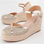 Montevita Espadrilles Met Een Sleehak Balenci9 Goud