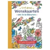 Deltas Wenskaarten om in te kleuren - Feel good Kleurboek