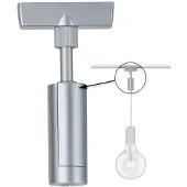Paulmann 95551 230V-railsysteemcomponenten Chroom (mat)