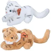 Eddy Toys Pluche Tijger 30cm Verschillende verschillende Pluche Knuffel