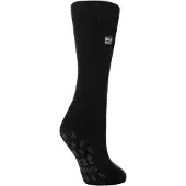 Heat Holder - Thermische pantoffelsokken voor dames - Zwart