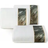 Eurofirany Luxe Katoenen Handdoek EVA 70x140 cm Wit 500 GSM