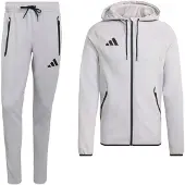 Adidas Tiro Travel Joggingpak Full-Zip Grijs