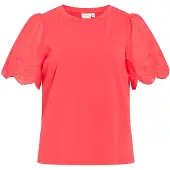 Vila Viceliana Ronde Hals Top Met Korte Mouwen XS EU dames