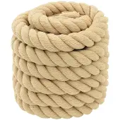 vidaXL Boottouw 4 mm 5 m Naturel