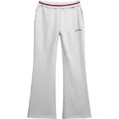 Superdry Broek merlot / offwhite