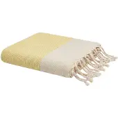 Reva - Fouta van gerecycled katoen - Jaune Soleil 100 x 200 cm