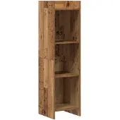 vidaXL Boekenkast Oud hout 30 x 30 x 111 cm Bewerkt hout