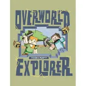 Minecraft Fleece Deken Overworld - 130 x 170 cm - Polyester