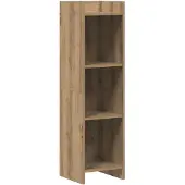vidaXL Boekenkast 3-laags 30 x 30 x 111 cm Bewerkt hout