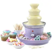 TIM. TIM Chocoladefontein-Chocoladefontein-Chocoladedruppels-Paars-‎26cmx26cmx28cm