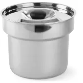 Hendi Bain-marie pan, Pan + steelpan, Zilver