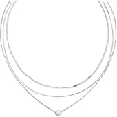 Hey Happiness Ketting 'Amore' zilver