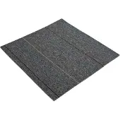 vidaXL Vloertegel Medium Grijs met Strepen 50 x 50 cm 4 st