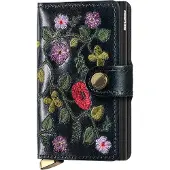 Secrid Miniwallet Premium Stitch Floral black