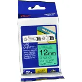 Brother TZe-731 Tape Zwart op groen (12 mm)