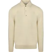 Profuomo Luxury basic polo met lange mouwen