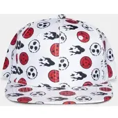 Difuzed Naruto - Symbols Snapback Pet - Wit