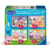 Ravensburger Peppa Pig 4-in 1 Puzzel (12, 16, 20, 24 stukjes)
