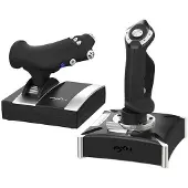 PXN 2119 Pro - HOTAS Flightstick - Throttle & Joystick Set - Realistische Flight Simulator Besturing - Programmeerbare Knoppen - USB - PC - Zwart