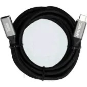YANEC USB-C laad- en datakabel verlengkabel 2m nylon (100W)