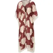 Lingadore Kimono ecru / chocoladebruin