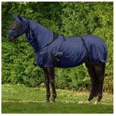 Waldhausen - Eczeemdeken - Paardendeken - 205 cm - Donkerblauw