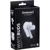 Intenso T302A In Ear headset Bluetooth Stereo Wit Noise Cancelling Indicator voor batterijstatus, Headset, Oplaadbox, Touchbesturing