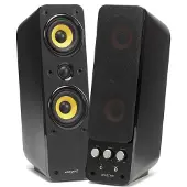 Ginza.se Labs GigaWorks T40 Series II, voor PC, geschikt voor plaatsing op een bureau of in een boekenkast, 32 Watt, frequentiebereik 50 - 20000 Hz, kabellengte 2 meter, compatibel met Windows 7/Vista