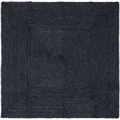 vidaXL Vloerkleden Rechthoekig Donkergrijs 120 x 120 cm Jute