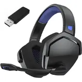 TIM. Gameheadsetdraadloos-Headset-Gameheadset-Gamingheadsets-Zwart/Blauw-20cmx11cmx21cm
