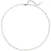 Hey Happiness Ketting 'Pastel Glow' blauw / goud / pastelroze / zilver