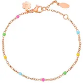 Hey Happiness Armband 'Color Pop' rose-goud