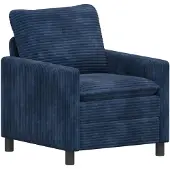 vidaXL Bank Marineblauw 76 x 81 x 87,5 cm Polyester