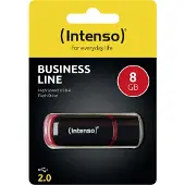 Intenso USB-stick Business Line USB 2.0 8 GB Zwart, rood