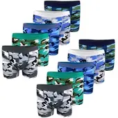 LOREZA Onderbroek 'Jungen Boxershorts Asher' gemengde kleuren