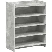 vidaXL Schoenenkast Betongrijs 73,5 x 36 x 92 cm Bewerkt hout